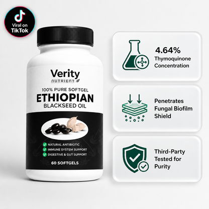 Verity Nutrient Ethiopian Black Seed Oil | Nail Renewal & Fungal Defense