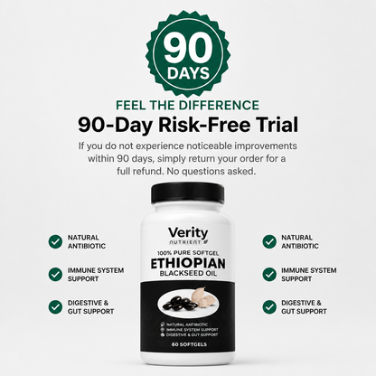 Verity Nutrient Ethiopian Black Seed Oil | Nail Renewal & Fungal Defense