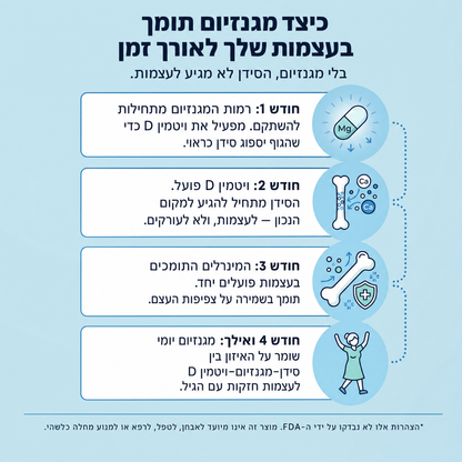 סוכריות גומי מגנזיום ביסגליצינאט של Verity